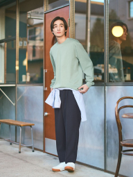 Базовый лонгслив UNIQLO с технологией AIRism 1159864454 (Зеленый XXL)