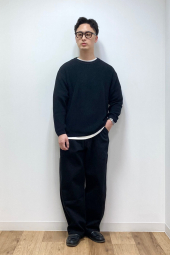Однотонный лонгслив UNIQLO 1159864890 (Черный XL)