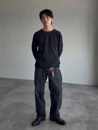 Однотонный лонгслив UNIQLO 1159864890 (Черный XL)
