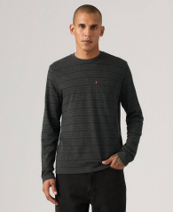 Мужской лонгслив Levi's с карманом 1159865291 (Серый L)
