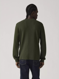 Мужской лонгслив Levi's из вафельной ткани 1159865505 (Зеленый L)