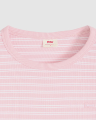 Женский лонгслив Levi's кофта в полоску 1159926828 (Розовый XL)