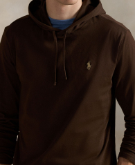 Лонгслив мужской Polo Ralph Lauren с капюшоном 1160060240 (Коричневый XXL)