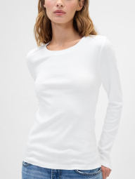 Женский базовый лонгслив GAP 1160164773 (Белый XXL)