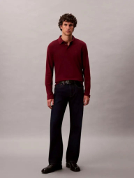 Чоловічий лонгслів Calvin Klein 1160555547 (Бордовий XXL)
