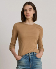 Жіночий лонгслів Lauren Ralph Lauren 1160564940 (Бежевий XS)