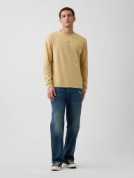 Базовий лонгслів GAP 1160674996 (Бежевий XL)
