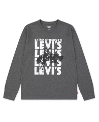 Дитячий лонгслів Levi's 1160742178 (Сірий S) на зріст 128-132 см