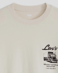 Чоловічий лонгслів Levi's з принтом 1160824458 (Молочний M)
