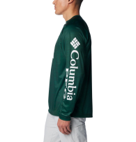 Чоловічий лонгслів Columbia з технологією Omni-Shade 1161597101 (Зелений XL)