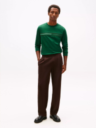Чоловічий лонгслів Tommy Hilfiger 1161667500 (Зелений M)