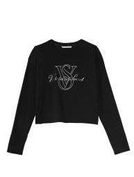 Женский лонгслив Victoria's Secret 1161918321 (Черный L)