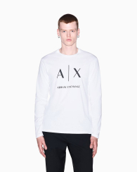 Лонгслив Armani Exchange 1162219445 (Белый L)