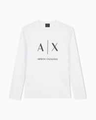 Лонгслив Armani Exchange 1162219445 (Белый L)