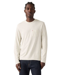 Мужской лонгслив Levi's с карманом 1162314899 (Молочный XL)