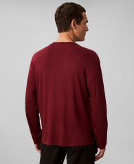 Мужской лонгслив Calvin Klein с логотипом 1162519596 (Бордовый XXL)