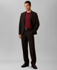 Мужской лонгслив Calvin Klein с логотипом 1162519596 (Бордовый XXL)