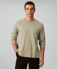 Мужской лонгслив Calvin Klein с логотипом 1162520025 (Зеленый XXL)