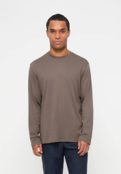 Мужской лонгслив Calvin Klein с логотипом 1162521144 (Коричневый L)