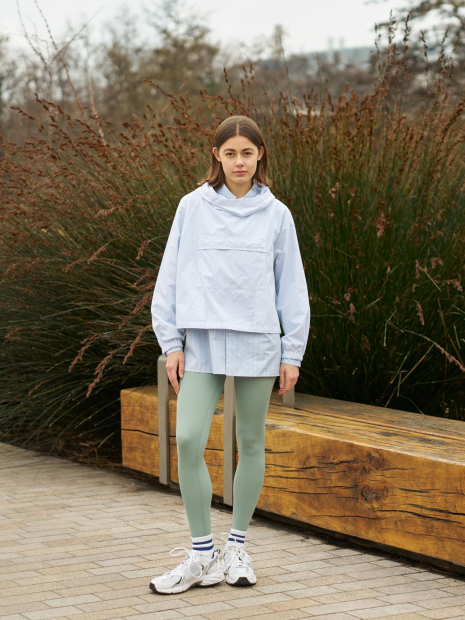Женские леггинсы Uniqlo лосины с технологией AIRism 1159838689 (Зеленый M)