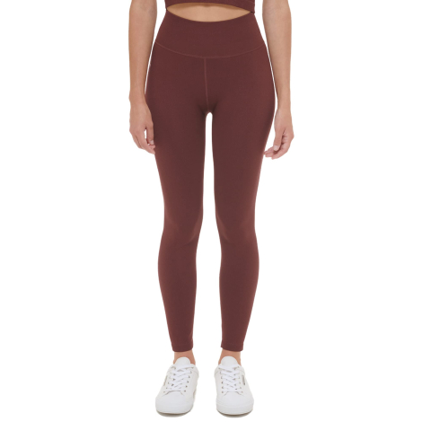 Леггинсы с высокой посадкой Calvin Klein лосины в рубчик 1159842724 (Коричневый M)