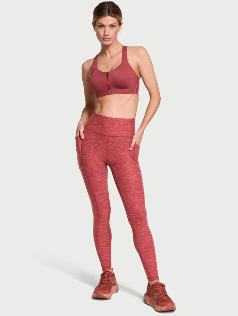 Лосины спортивные Victoria's Secret VSX леггинсы 1159847196 (Красный XL)