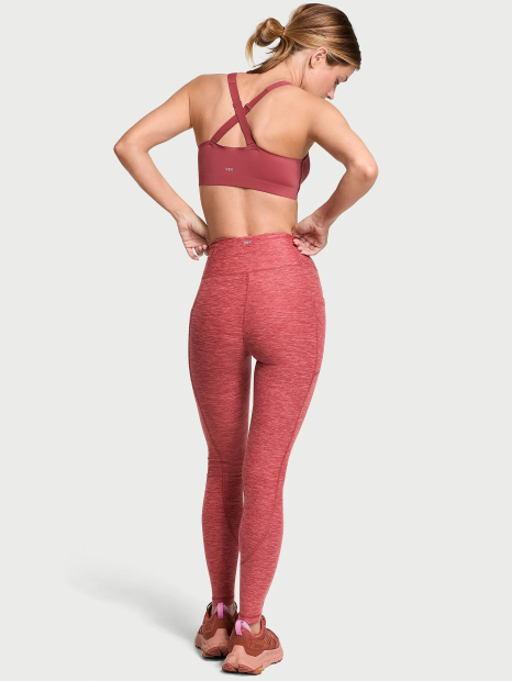 Лосины спортивные Victoria's Secret VSX леггинсы 1159847196 (Красный XL)