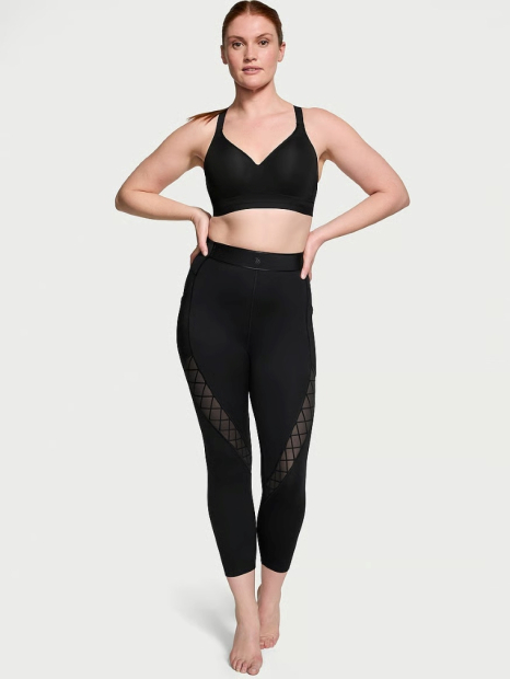 Спортивные лосины Victoria's Secret леггинсы 1159848747 (Черный S)