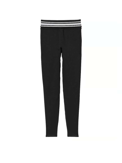 Спортивные бесшовные лосины Victoria's Secret Pink леггинсы 1159855558 (Черный M)