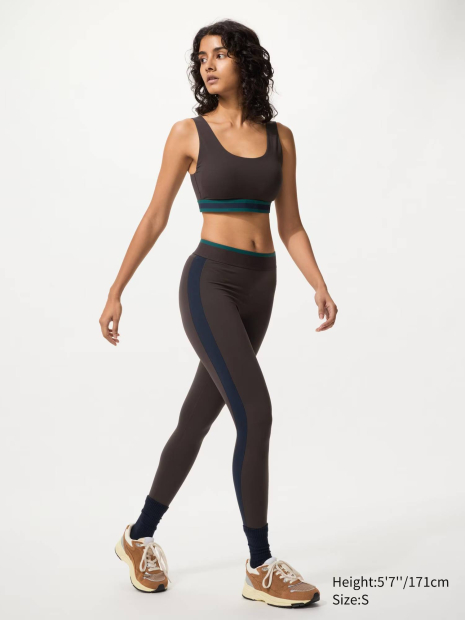 Жіночі легінси Ultra Stretch Active Uniqlo лосини 1159864915 (Коричневий M)