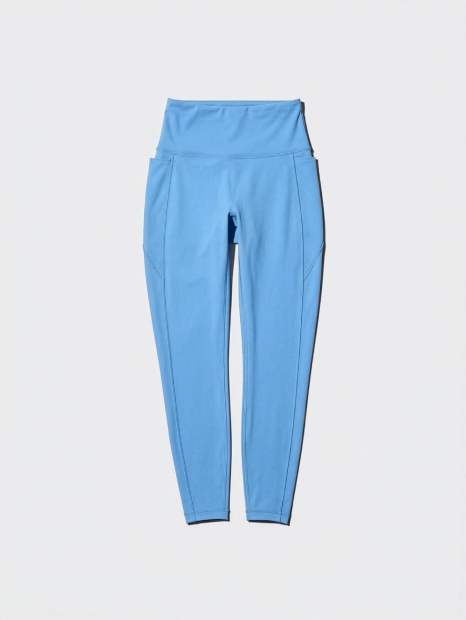 Женские леггинсы Ultra Stretch Active Uniqlo лосины 1162939045 (Голубой L)