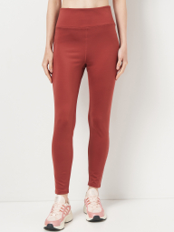 Леггинсы с высокой посадкой Calvin Klein 1159837757 (Красный XL)