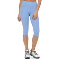 Женские укороченные леггинсы DKNY лосины с карманами 1159838738 (Голубой XL)