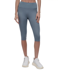Женские укороченные леггинсы DKNY лосины с карманами 1159842198 (Серый S)