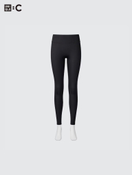 Женские леггинсы Uniqlo лосины с технологией AIRism 1159842672 (Черный S)