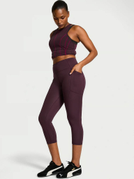 Лосины спортивные Victoria's Secret леггинсы 1159863995 (Фиолетовый XL)