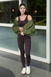 Жіночі легінси Ultra Stretch Active Uniqlo лосини 1159864915 (Коричневий M)