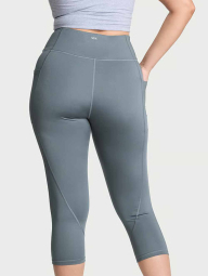 Спортивные леггинсы-капри Victoria's Secret VSX с карманами 1161191902 (Серый XS)