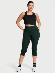Спортивные леггинсы-капри Victoria's Secret VSX с карманами 1163400293 (Зеленый S)