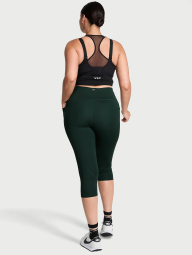 Спортивные леггинсы-капри Victoria's Secret VSX с карманами 1163400293 (Зеленый S)