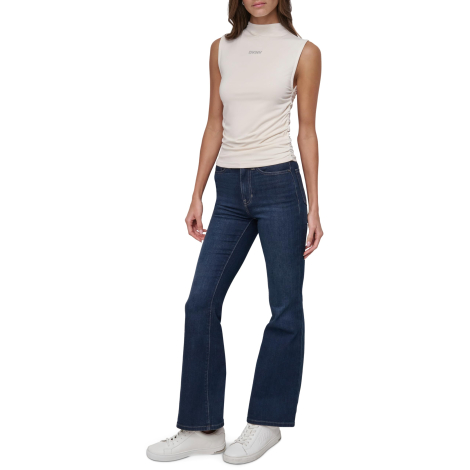 Женская майка DKNY с логотипом 1159842878 (Молочный S)