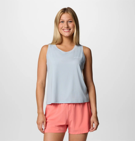 Майка жіноча Columbia із захистом від сонця Omni-Shade UPF 40 1159844080 (Блакитний S)