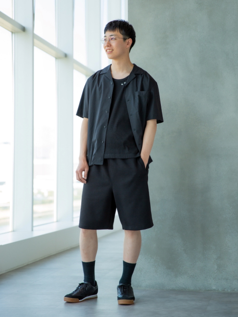 Майка у рубчик Uniqlo з вишивкою 1159844128 (Чорний M)