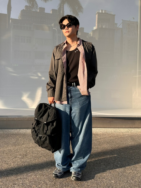 Майка у рубчик Uniqlo з вишивкою 1159844128 (Чорний M)