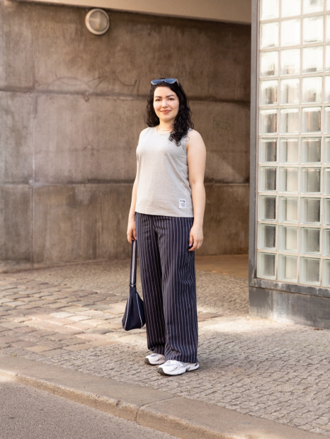 Майка Uniqlo з вишивкою 1159846826 (Сірий S)