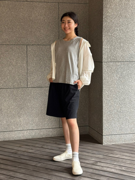 Майка Uniqlo з вишивкою 1159846826 (Сірий S)