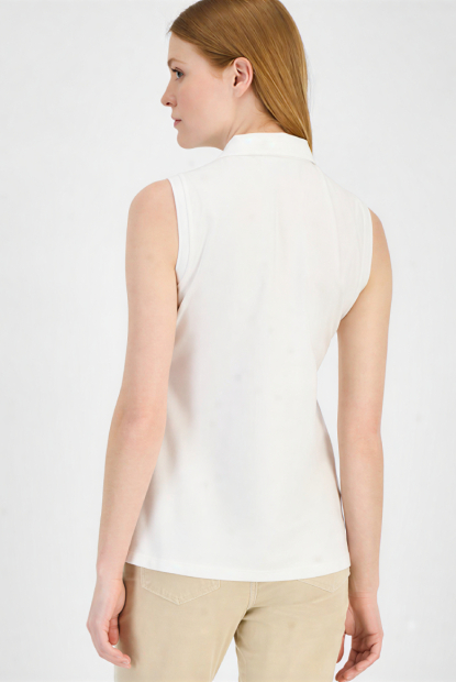 Женская майка-поло Tommy Hilfiger 1159847634 (Белый S)