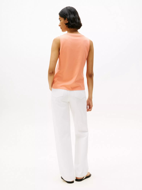 Женская майка Tommy Hilfiger 1159847673 (Оранжевый XS)