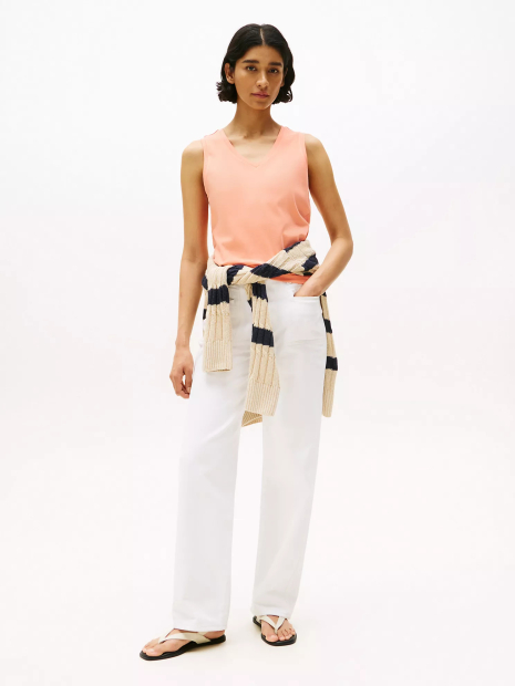 Женская майка Tommy Hilfiger 1159847673 (Оранжевый XS)