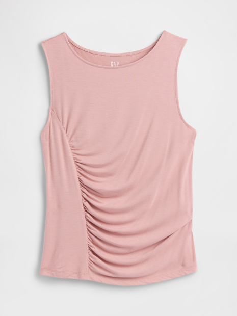 Жіноча асиметрична майка GAP 1159848286 (рожевий S)